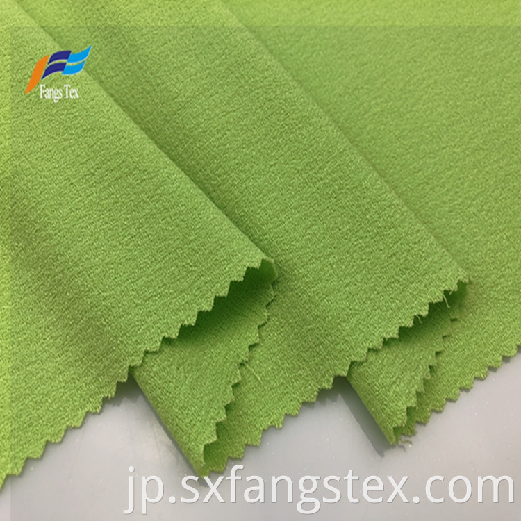 100% Polyester Fleece Crepe Dyed PD Clothing Fabric 5